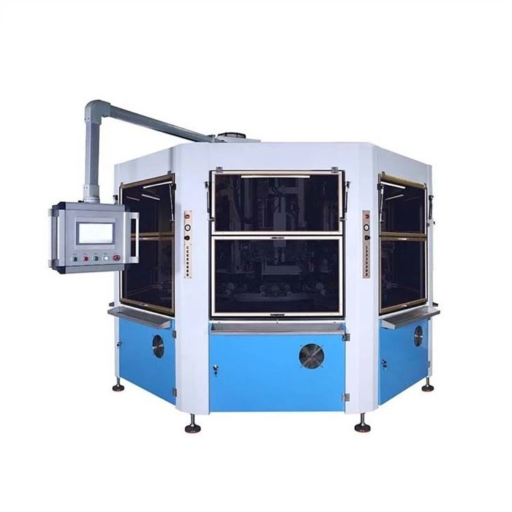 Oval Automatic Screen Printing Machine For Bottles